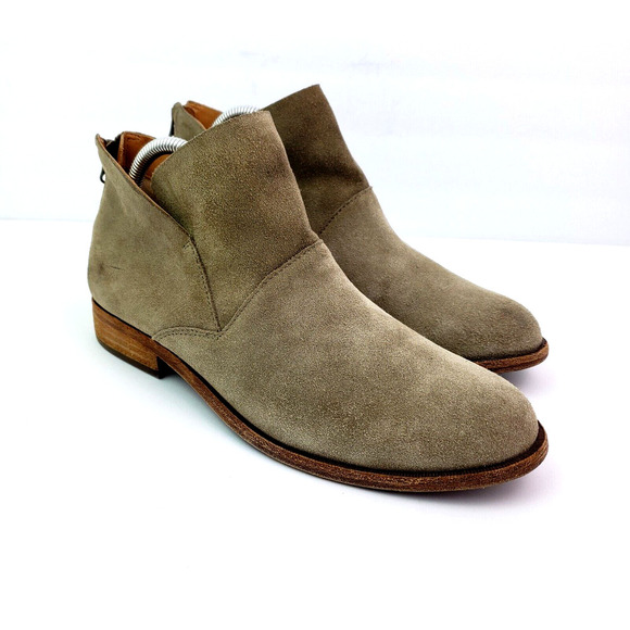 Kork Ease Ryder Womens Size 9.5 Tan Taupe Suede Ankle Bootie Boots K53517 - Picture 1 of 13